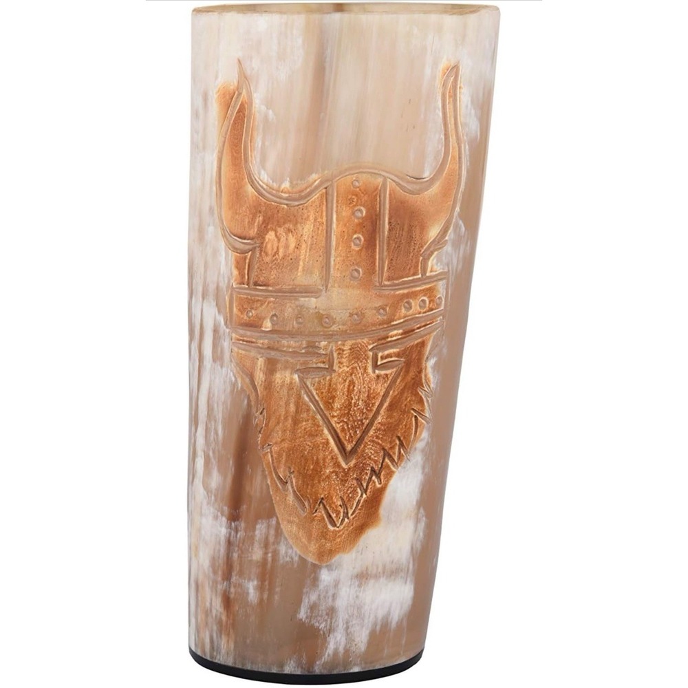 Viking Drinking Horn Mug Ale Beer Wine Ceremonial Medieval Drinkware Set of 4